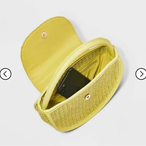 New! Rounded Structured mini handbag by Alani Noelle. - Picture 3 of 8